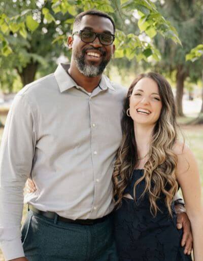 Rachel Lafond <br>et Arnold Elong